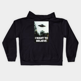 I Want To Believe Kids Hoodie